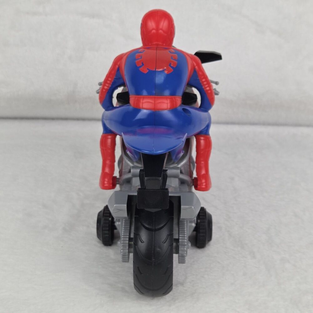 Marvel Spiderman‎ Remote Control Motorcycle Bike With Rider Tested Working - Picture 4 of 10